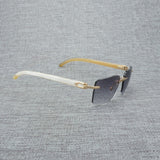 Natural Wood Sunglasses Men Black