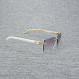 Natural Wood Sunglasses Men Black