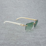 Natural Wood Sunglasses Men Black