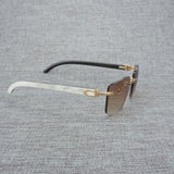 Natural Wood Sunglasses Men Black