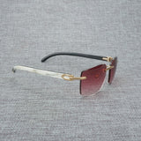 Natural Wood Sunglasses Men Black