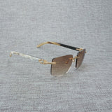 Natural Wood Sunglasses Men Black