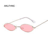 Small Frame Black Shades Round Sunglasses Women