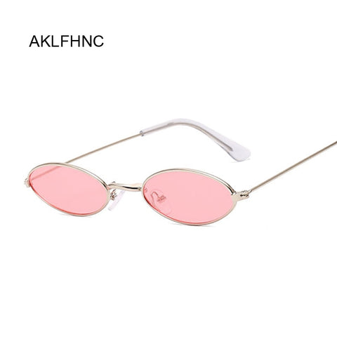Small Frame Black Shades Round Sunglasses Women