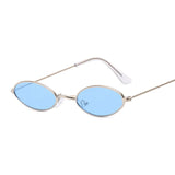 Small Frame Black Shades Round Sunglasses Women