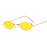 Small Frame Black Shades Round Sunglasses Women