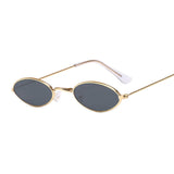 Small Frame Black Shades Round Sunglasses Women