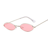 Small Frame Black Shades Round Sunglasses Women