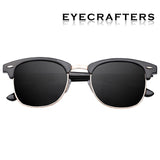 CLASSIC Half Metal Frame Polarized Sunglasses