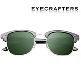 CLASSIC Half Metal Frame Polarized Sunglasses