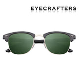 CLASSIC Half Metal Frame Polarized Sunglasses